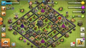 Base principal CV 9, Vila do Construtor CV 5 + 1000 gemas - Clash of Clans