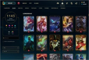 Conta de League of Legends - Quase todas as skins! LOL