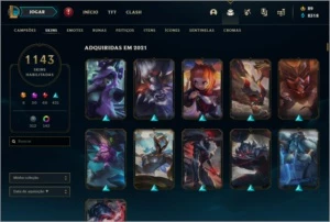Conta de League of Legends - Quase todas as skins! LOL
