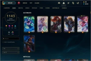 Conta de League of Legends - Quase todas as skins! LOL