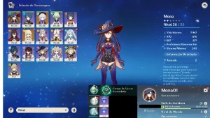 Conta Genshin Impact Mona+Qiqi AR 31