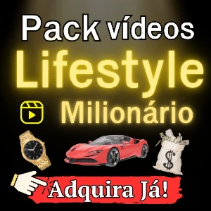 Pack com Mais de 200 Vídeos de Lifestyle Milionário