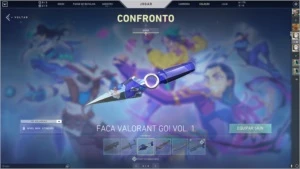 Conta de Valorant (5 facas, 2 skins de Vandal...)