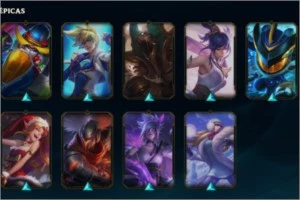 Conta League Of Legends barata com skin cara LOL