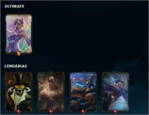 Conta League Of Legends barata com skin cara LOL