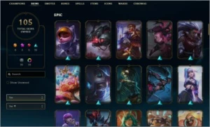 CONTA MESTRE LOL  SKIN VITORIOSA 2013-2020 - League of Legends