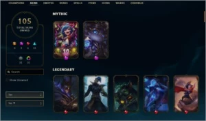 CONTA MESTRE LOL  SKIN VITORIOSA 2013-2020 - League of Legends