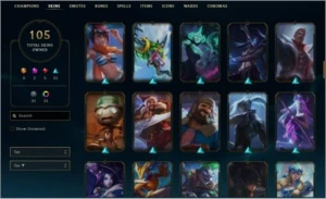CONTA MESTRE LOL  SKIN VITORIOSA 2013-2020 - League of Legends