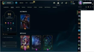 Conta League of Legends 2 Skins Gemas LOL