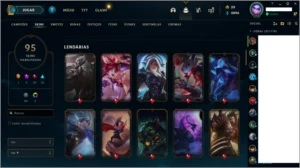 Conta League of Legends 2 Skins Gemas LOL