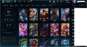 Conta League of Legends 2 Skins Gemas LOL