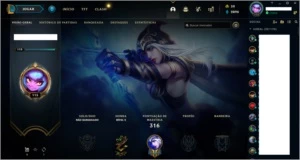 Conta League of Legends 2 Skins Gemas LOL