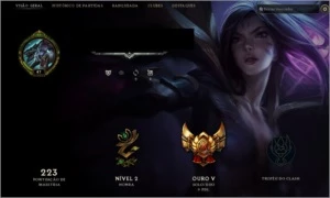 CONTA GOLD - League of Legends LOL