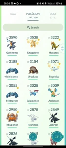 Pokemon go conta level 40 muito boa