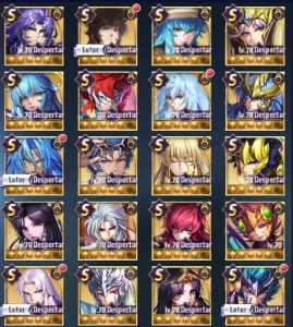 Saint Seiya Awakening Lvl 70 SSA