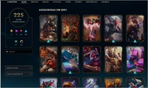 CONTA D3 CHEIA DE SKIN ÓTIMA!! - League of Legends LOL