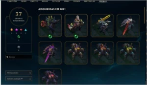 CONTA D3 CHEIA DE SKIN ÓTIMA!! - League of Legends LOL