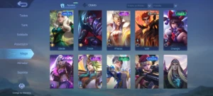 conta proficional mobile legendas bang bang - Mobile Legends