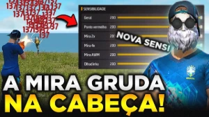 sensibilidade free fire full vermelho (igual hack)
