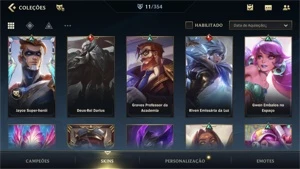 Conta Wild Rift 11 skins (2 lendárias) - League of Legends: Wild Rift LOL WR