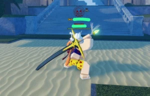 Yoru (Dark Blade) + 2 Leg Chest - Grand Piece - Roblox