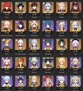 Conta END GAME, varios personagens + bis. HuTao c1 MONSTRA - Genshin Impact