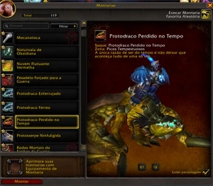 Conta WOW com mounts raras!!! - Blizzard