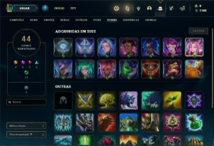 Conta bronze 3 com 21 Champs e 3 Skins - League of Legends LOL