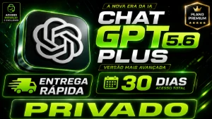 Chat Gpt 5.6 Plus Privado 30 Dias + Brindes [Mais Barato] - Inteligência Artificial