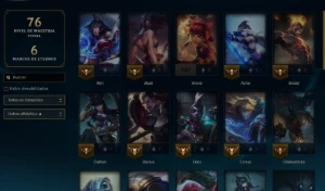 Lol Ferro, 7 Skins, 1 Mítica, 2 Lendárias, Upada na Mão - League of Legends