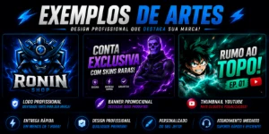 Design Profissional| Logos, Banners, Thumbs e Mais.. - Serviços Digitais