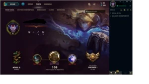 Conta Bronze 1 Com 43 champ - League of Legends LOL