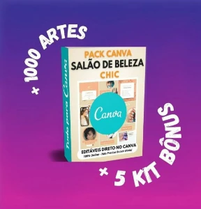 Mega Pack Salão De Beleza - Canva Artes - Outros