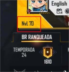 CONTA FREE FIRE - LVL 70 - MESTRE