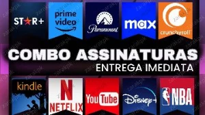 Combo Hbomax+Prime Video 30 dias - Assinaturas e Premium