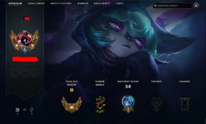 Conta Para Subir Elo Ferro 4 Skin Nightbringer Yasuo - League of Legends LOL