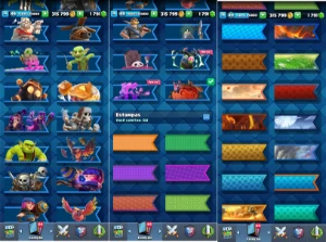 Clash Royale CV 52, 7k+ troféus, 73 ilustrações, 72 estampas