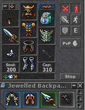 EK - KNIGHT LVL 148 - GLADERA - Tibia