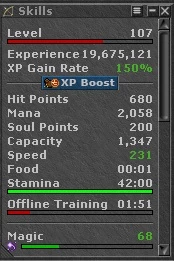 EK - KNIGHT LVL 148 - GLADERA - Tibia
