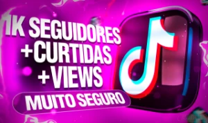 1K Seguidores No Tiktok!!!!(Rapido)(Confiavel) - Redes Sociais