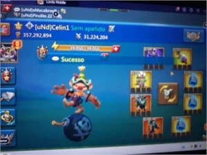 Conta lords mobile com t4 pré t5