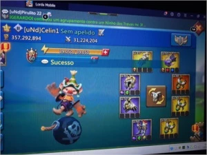 Conta lords mobile com t4 pré t5