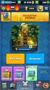 CONTA CLASH OF CLANS CV9 + CLASH ROYALE 6 LENDÁRIAS