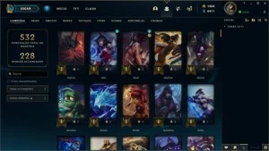League of Legends Platina IV (110 skins - todos champs) LOL