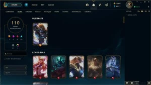 League of Legends Platina IV (110 skins - todos champs) LOL