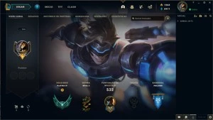League of Legends Platina IV (110 skins - todos champs) LOL