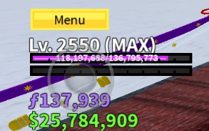 Conta blox fruits level max - Roblox