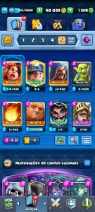 Conta de Clash Royale Com 10 lendárias, 4700 troféus, barato