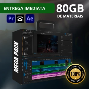 🔥 Mega Pack Edição De Vídeo Completo Capcut 80GB🔥