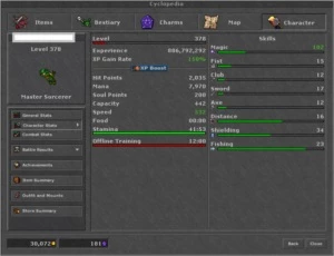 MS 378 OPEN PVP + MAKERS - Tibia